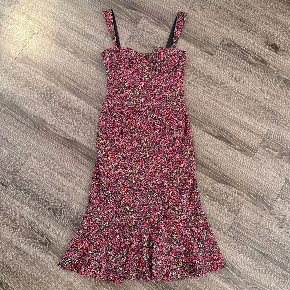 Hutch Sweetheart Midi Dress